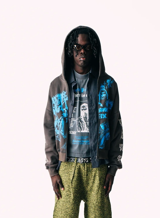 Зип-худи Jungles Jungles Hope You're Well Grey