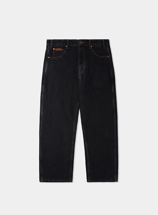 Джинсы Butter Goods Relaxed Denim Washed Black