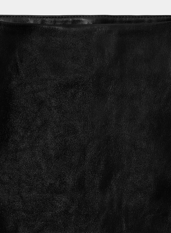 Женская юбка MUGLER Mermaid Leather Black