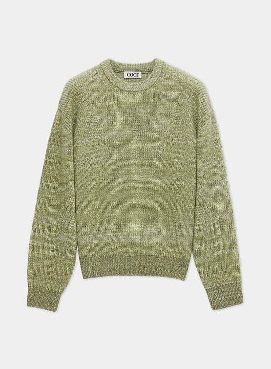 Свитер COOR Cashpop Tweed Lime Green