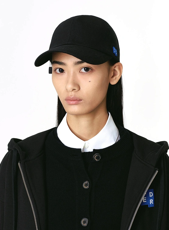 Кепка ADERERROR Sig; BL Tag Cap 03 Black