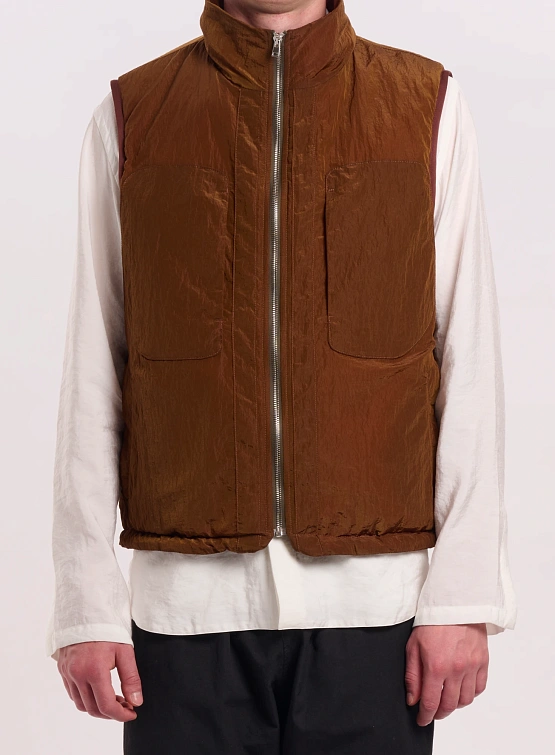 Жилет RANRA Treker Shiny Nylon Bronze Brown