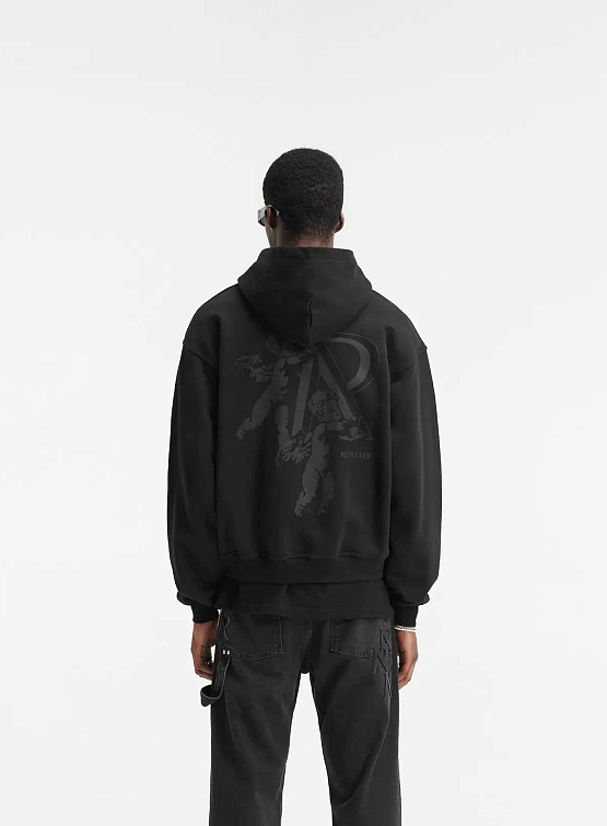 Зип-худи Represent Clo Cherub Initial Zip Jet Black