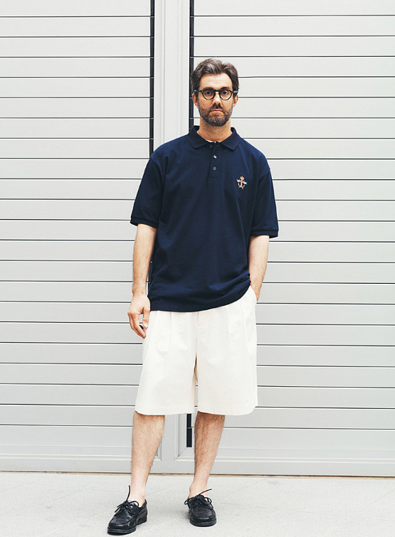 Поло Uniform Bridge Flag Pique S/S Tee Navy