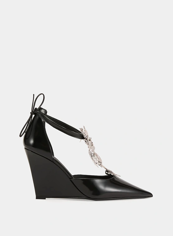 Женские туфли Coperni Dragon Wedge Pump Black