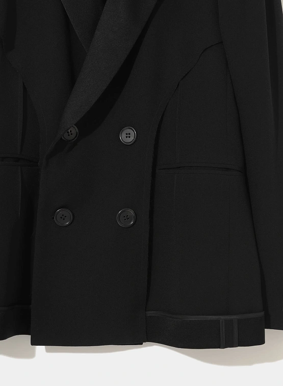 Женский пиджак UNDERCOVER Blend Inside-Out Satin Black