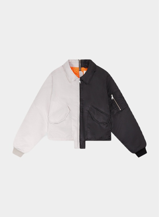 Бомбер (di)vision Bomber Jacket Black/Silver Split