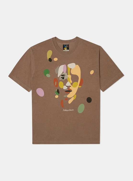 Футболка KidSuper Face Piece by Piece Brown