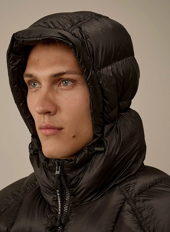 Пуховик C.P. Company  D.D. Shell Hooded Down Black