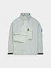 Толстовка A-COLD-WALL* Bonded Axis Fleece Light Grey