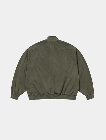 Толстовка AJOBYAJO Lace Trimming Raglan Track Khaki