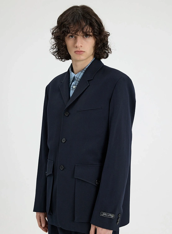 Пиджак AFTER PRAY Kruger Wool Navy