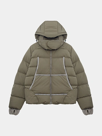 Пуховик SAN SAN GEAR Taped Puffer Brown