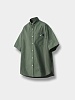 Рубашка ANGLAN Elementary Pocket Big Half Shirt Sage Green
