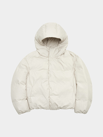 Пуховик AMOMENTO Hooded Down Puffer Ecru