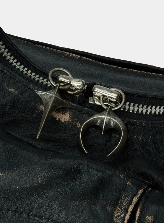 Сумка Thug Club Washed Leather Multi Pocket Black