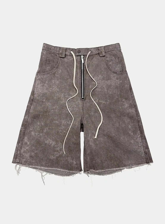 Шорты ARNODEFRANCE Concrete Denim Baggy Washed Black