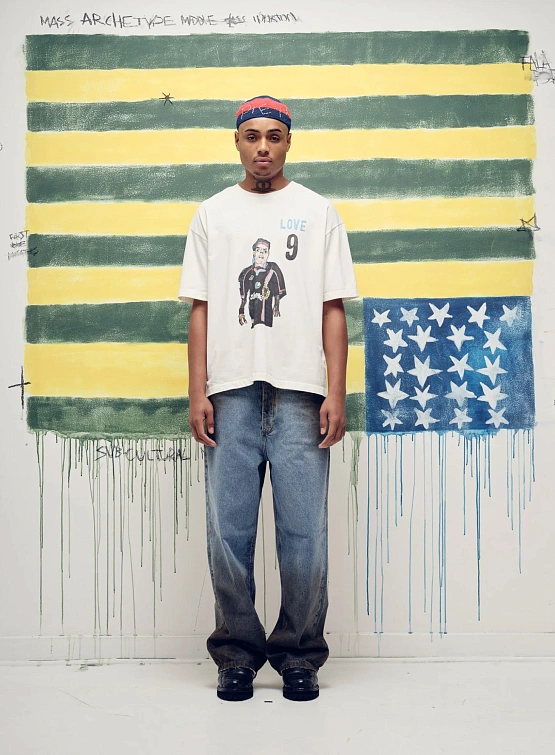 Футболка PIET Illustrated Bone White