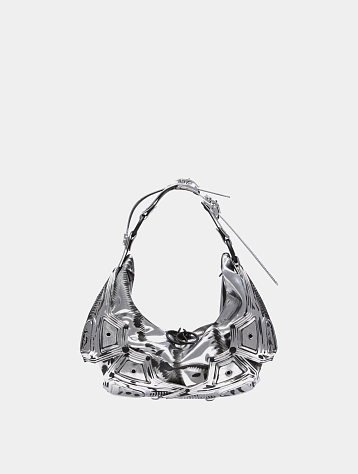 Сумка INNERRAUM Object M02 Small Half Moon Silver Matt Black