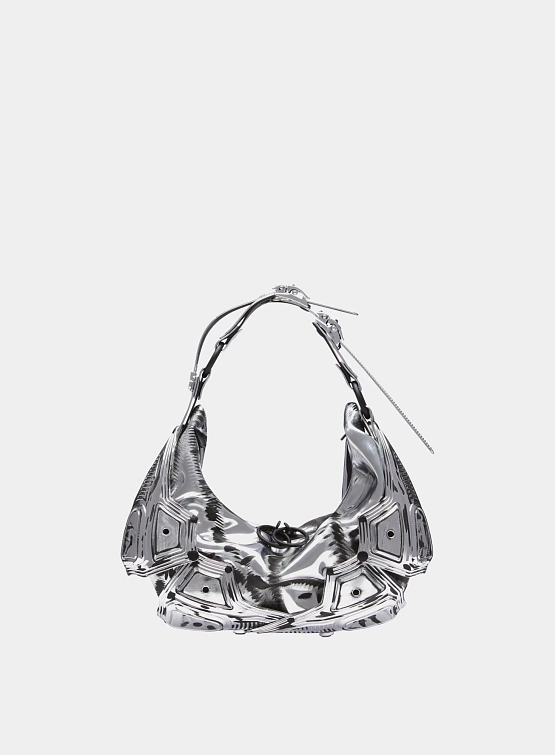 Сумка INNERRAUM Object M02 Small Half Moon Silver Matt Black