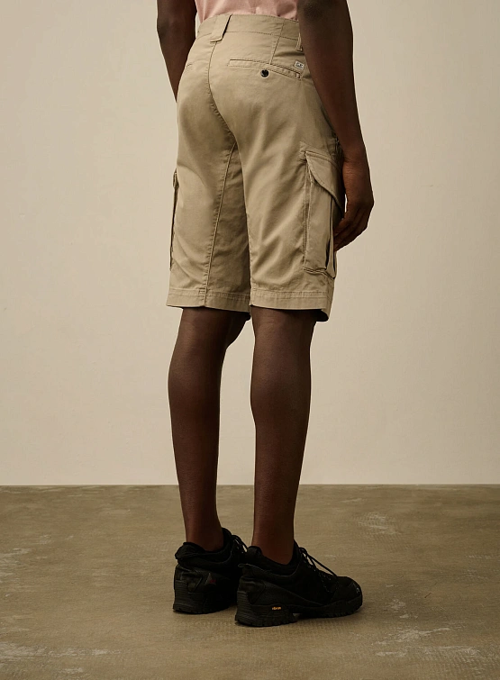 Шорты C.P. Company Stretch Sateen Cargo Vintage Khaki