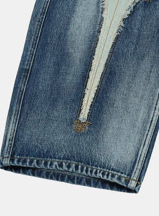 Джинсы Thug Club TC Bone Leather Blue