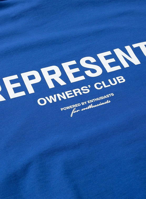 Худи Represent Owners Club Hoodie Cobalt