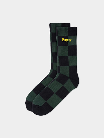 Носки Butter Goods Checkered Socks Black