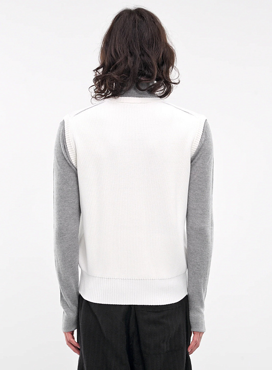 Жилет Coperni Knitted Sleeveless White