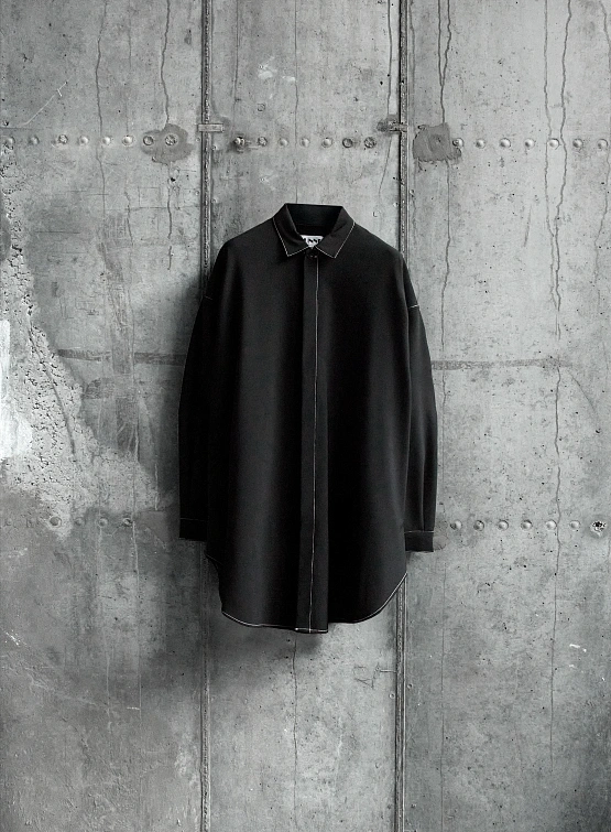 Рубашка Sunnei Mega Over Shirt Black