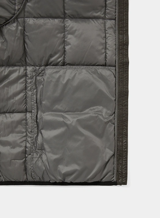 Пуховик thisisneverthat Pertex Light Down Brown Black