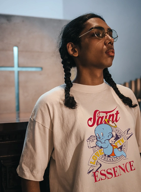 Футболка SAINT MXXXXXX Baby Michael Tee White