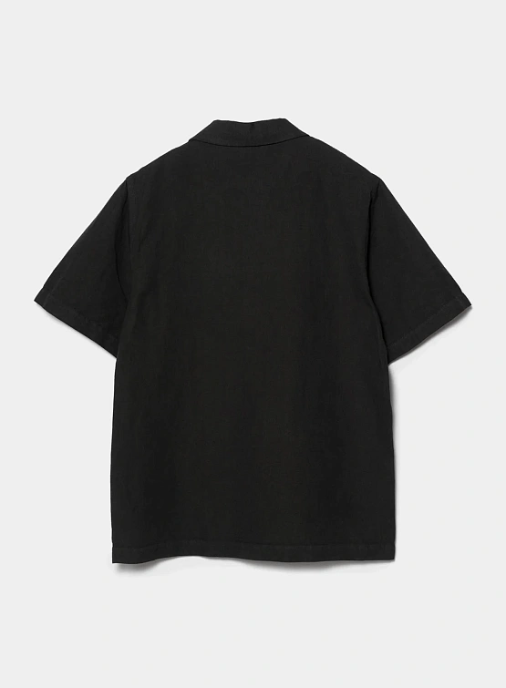 Рубашка MAHARISHI 5211 Hemp Camp Collar Shirt Black