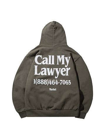 Худи MARKET Call My Lawyer Hoodie Kelp