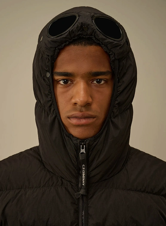 Пуховик C.P. Company Chrome-R Goggle Down Black