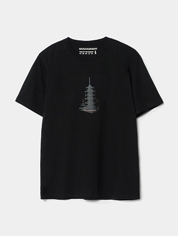 Футболка MAHARISHI 1384 Bonsai Temple Jerse Black