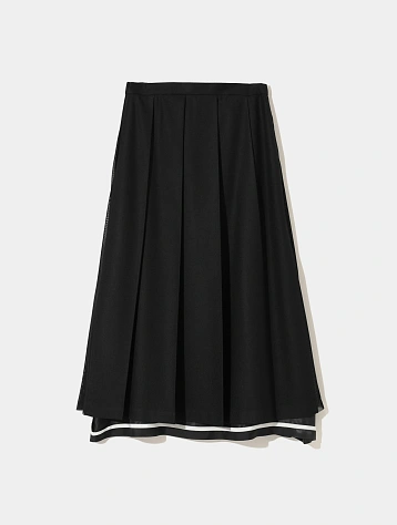 Женская юбка UNDERCOVER Pleated Midi Skirt Black