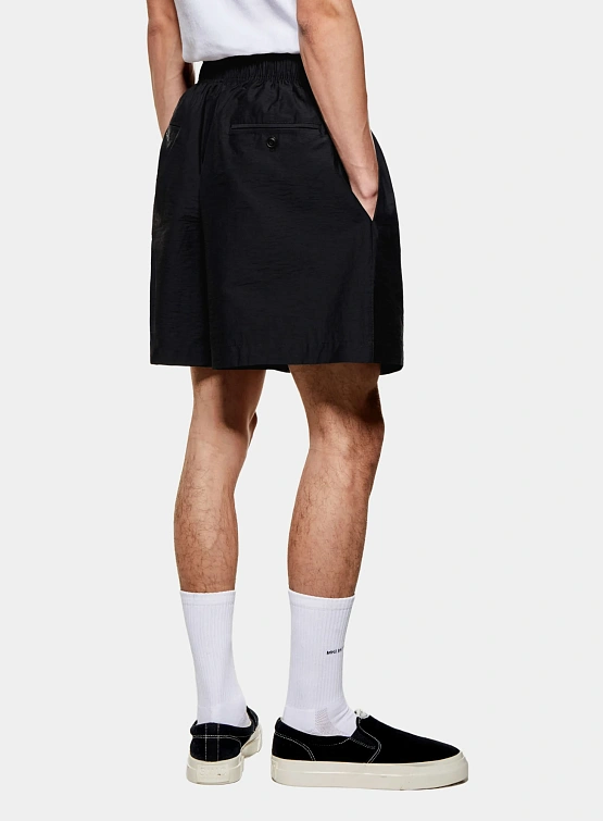 Шорты MKI MIYUKI ZOKU Washed Cotton Nylon Black