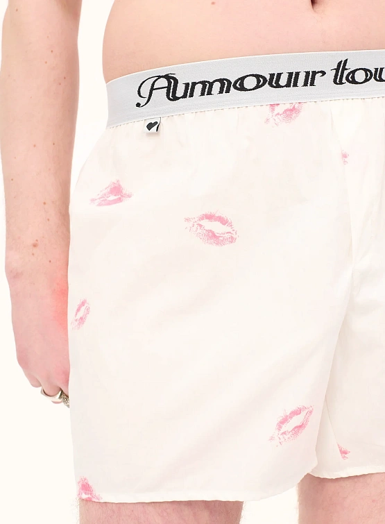 Боксеры Carne Bollente Read My Lips White