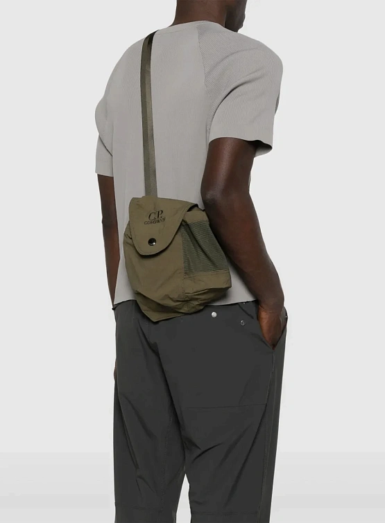 Сумка C.P. Company Plain Paper Touch Mini Ivy Green