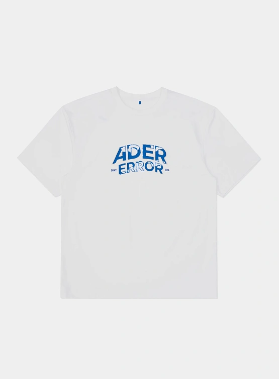 Футболка ADERERROR Edca Product. 52 White