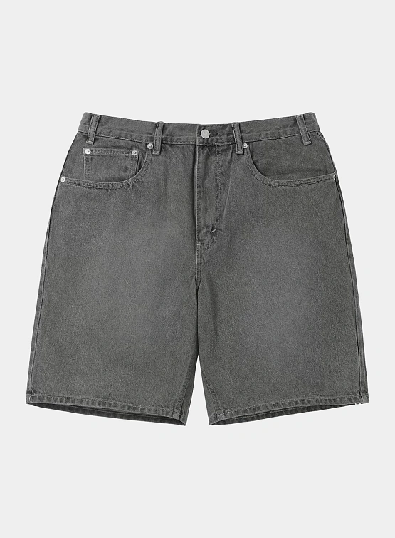 Шорты thisisneverthat Washed Denim Short Grey