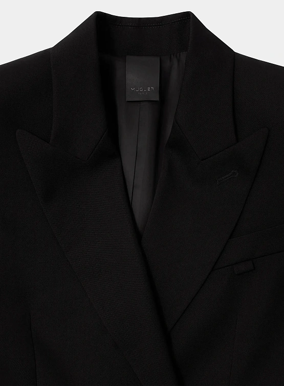 Женский пиджак MUGLER Hourglass Black
