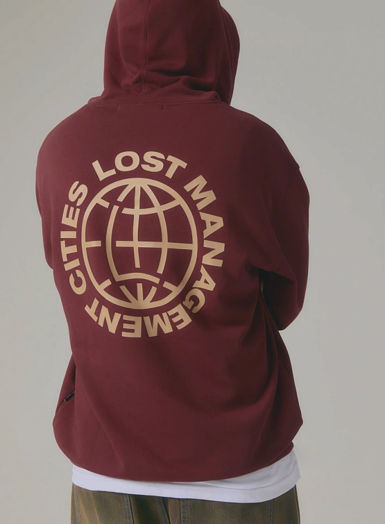 Худи LMC OG Combo Hoodie Burgundy