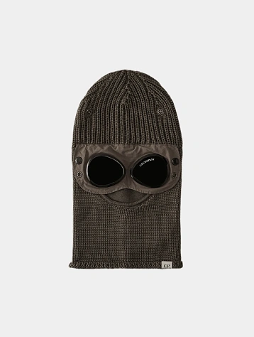 Балаклава C.P. Company Extrafine Merino Wool Goggle Walnut