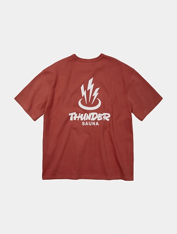 Футболка FrizmWORKS Thunder Sauna Logo Brick Red
