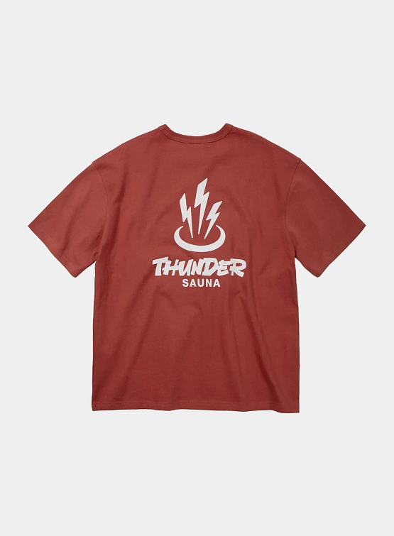 Футболка FrizmWORKS Thunder Sauna Logo Brick Red