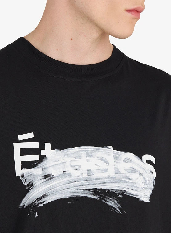Футболка Études Relax Smudged Logo Black
