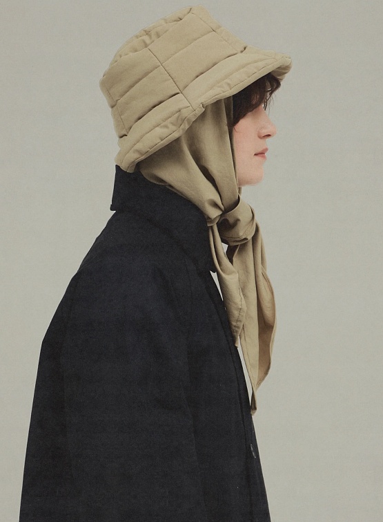 Панама XENIA TELUNTS Snug-Scarf Bucket Hat Beige