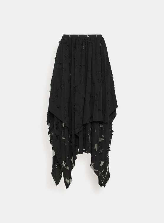 Женская юбка R13 Midi Handkerchief Black